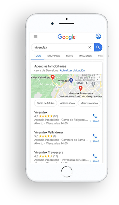 buscar Vivendex en google